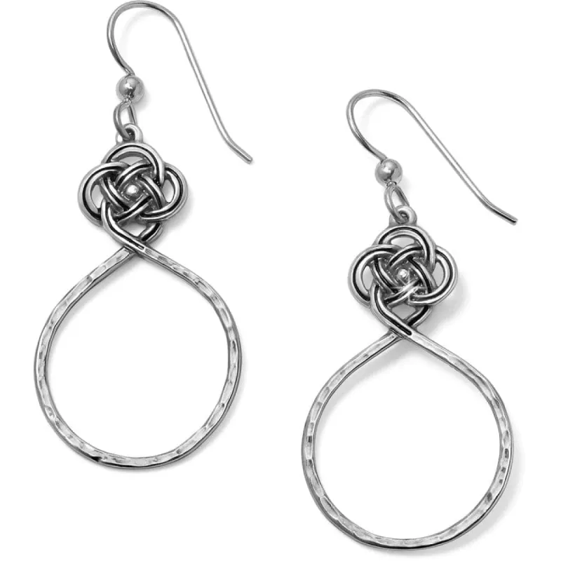 Interlok Petite Knot Circle French Wire Earrings sold by Brighton