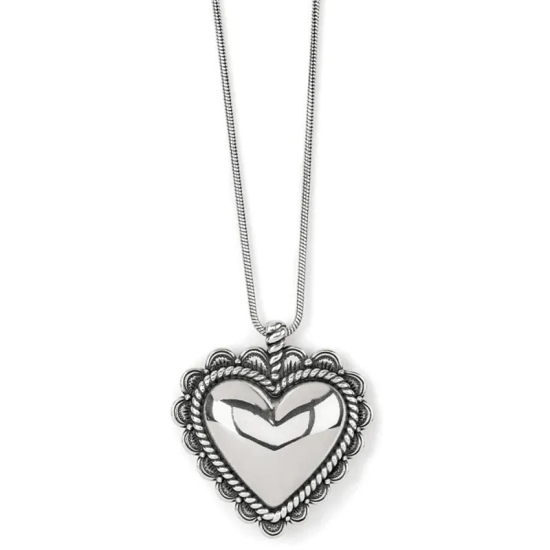 Sonora Bold Heart Necklace sold by Brighton