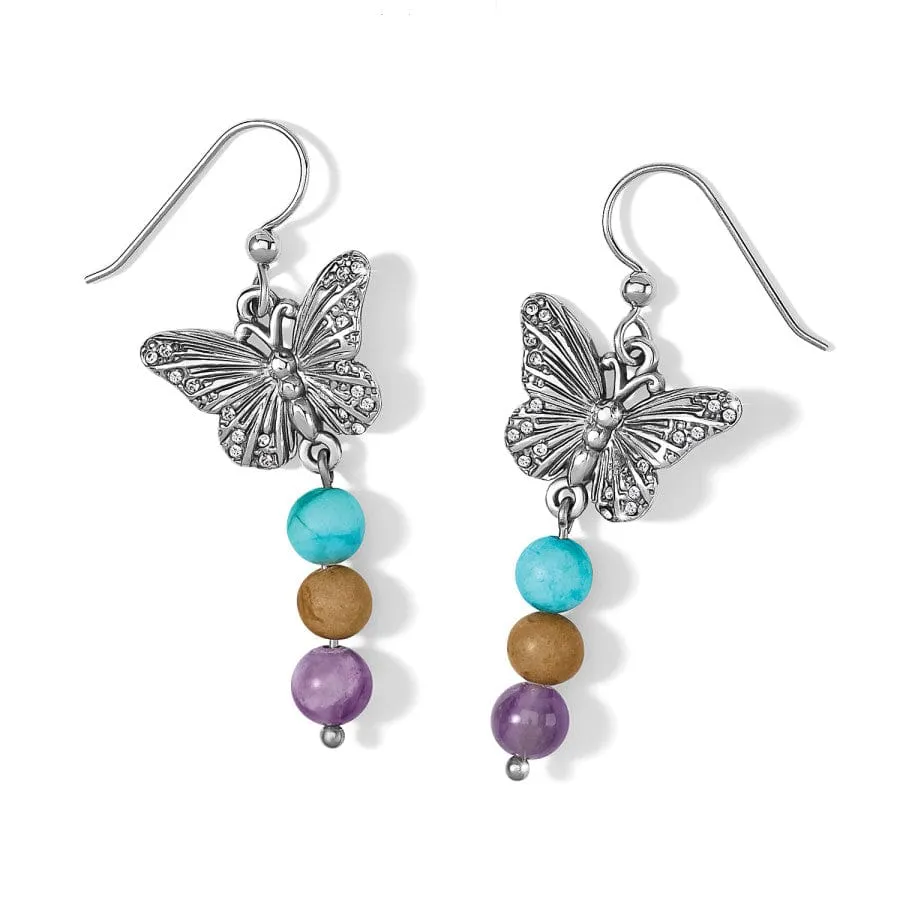 Solstice Hues Butterfly French Wire Earrings sold by Brighton