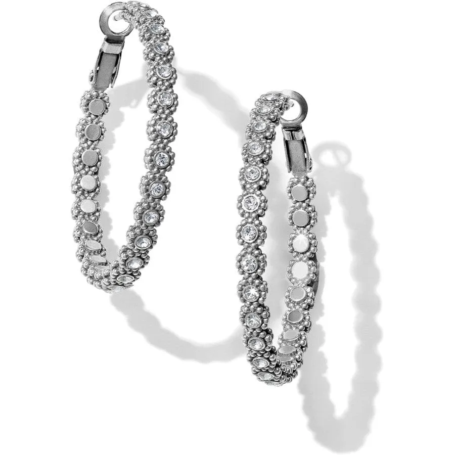 Twinkle Splendor Medium Hoop Earrings sold by Brighton