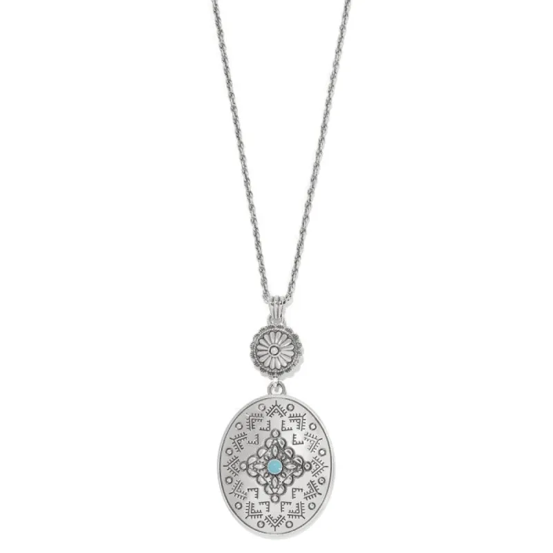 Mosaic Paseo Long Concho Necklace sold by Brighton