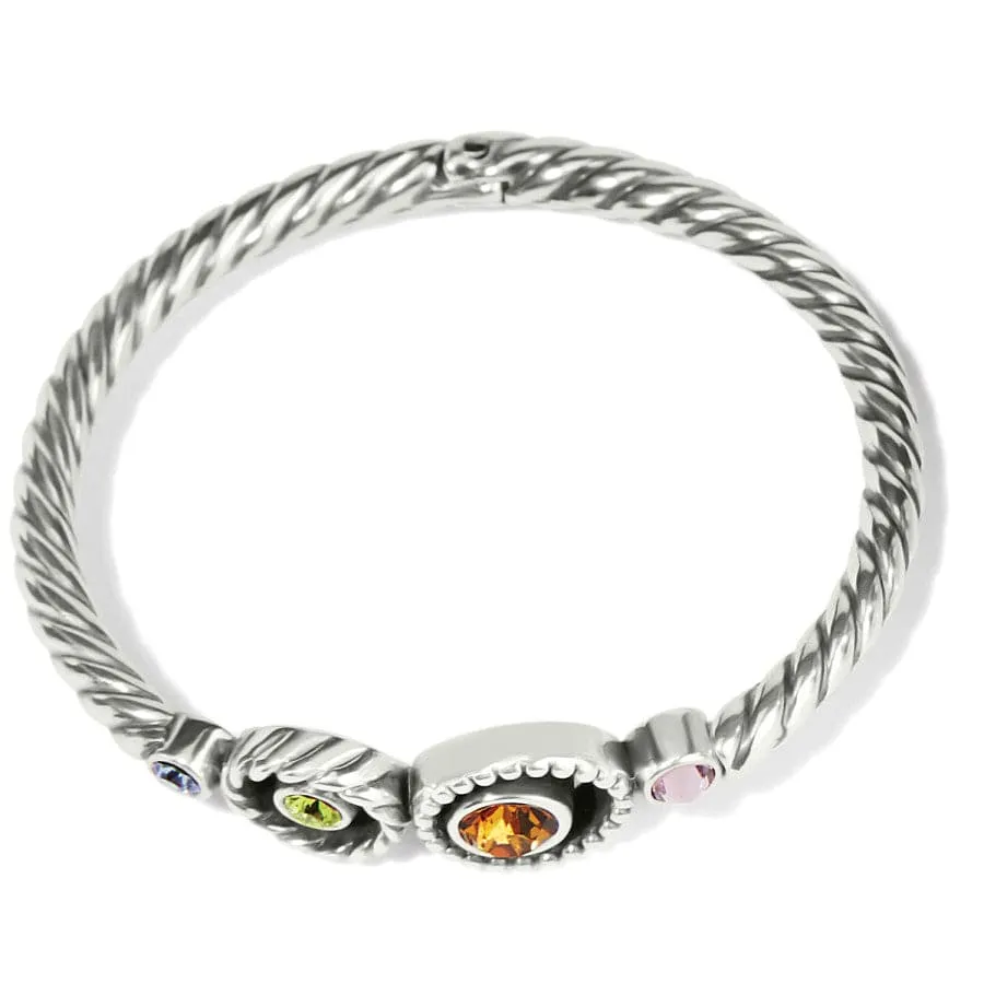 Halo Gems Hinged Bangle sold by Brighton product image thumbnail 2