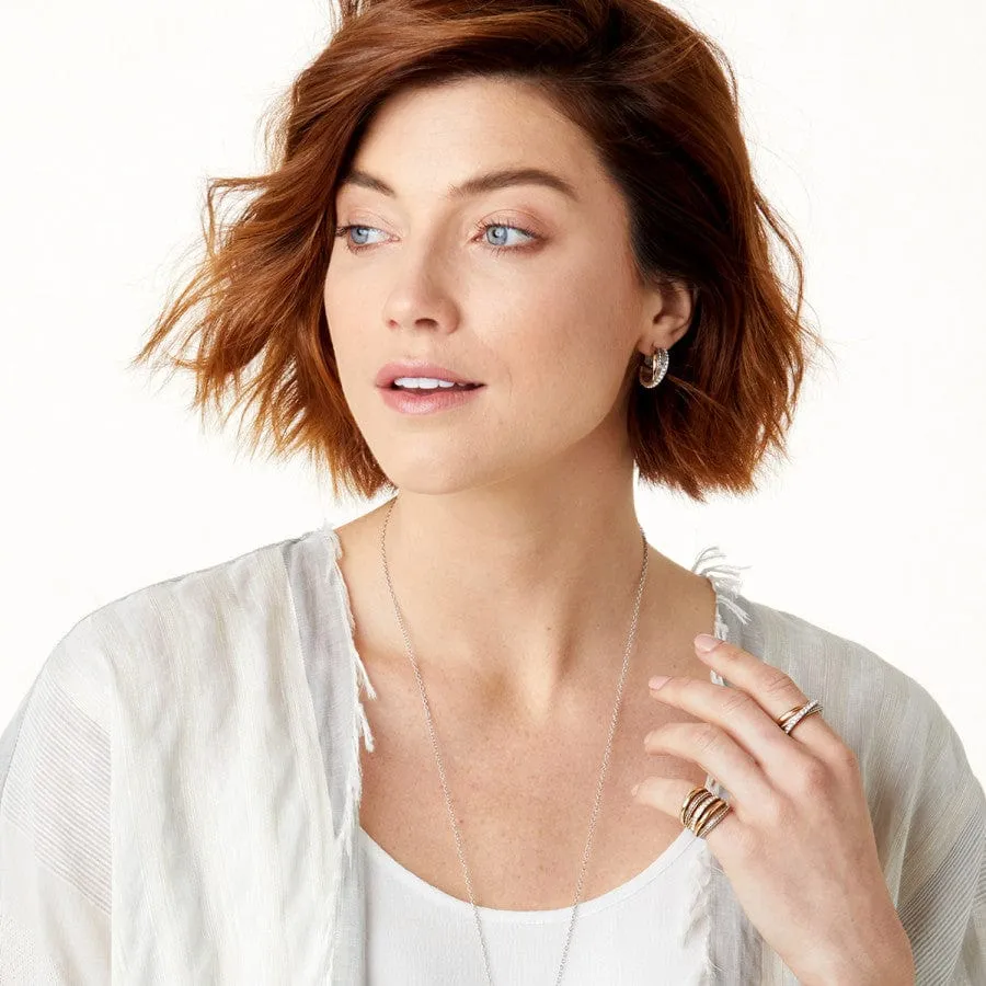 Neptune's Rings Post Hoop Earrings sold by Brighton product image thumbnail 3