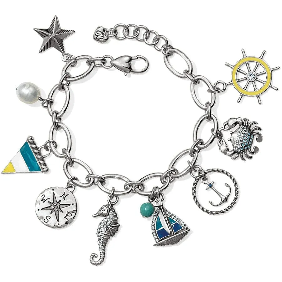 Blue Water Charm Bracelet sold by Brighton