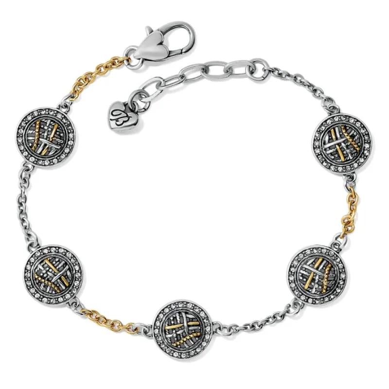 Neptune's Rings Woven Station Bracelet sold by Brighton