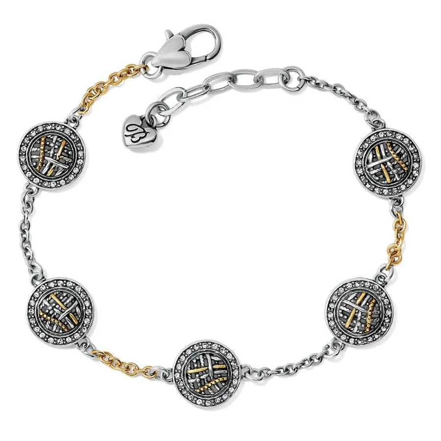 Neptune's Rings Woven Station Bracelet sold by Brighton
