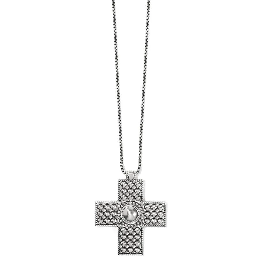 Pretty Tough Bold Cross Necklace sold by Brighton