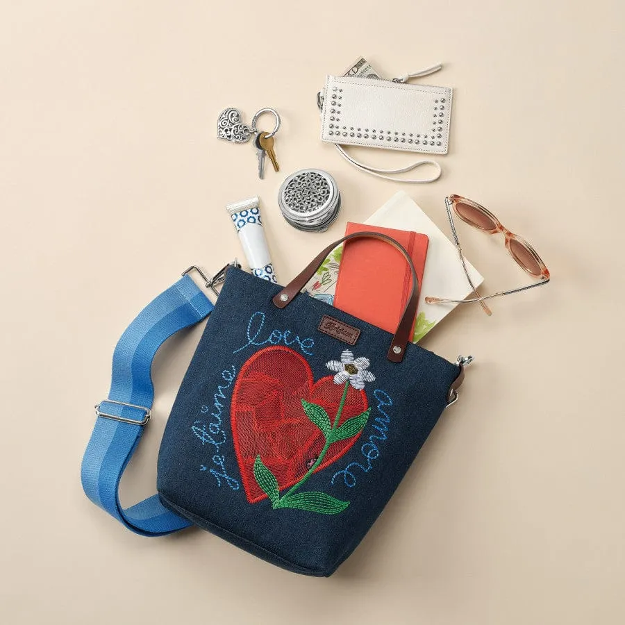 Amoreheart Embroidered Medium Messenger Bag sold by Brighton product image thumbnail 4