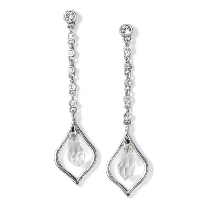 Prism light Diamond Petite Post Drop Earrings sold by Brighton