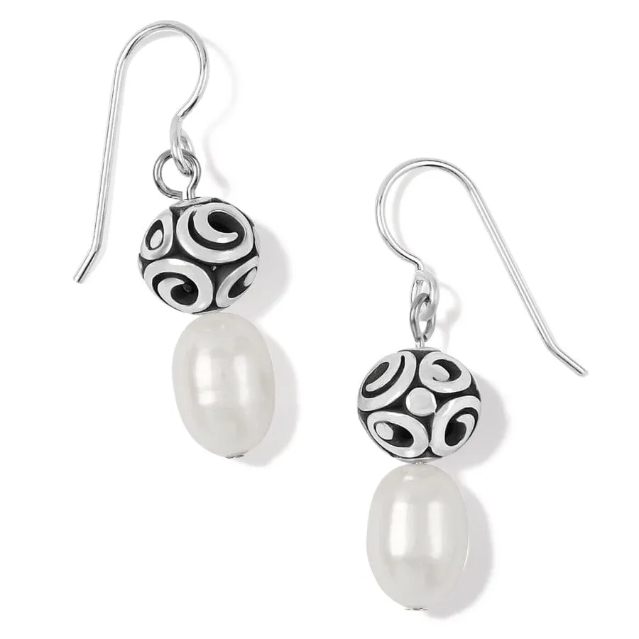 Contempo Pearl French Wire Earrings sold by Brighton