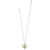 Precious Heart Two Tone Necklace sold by Brighton