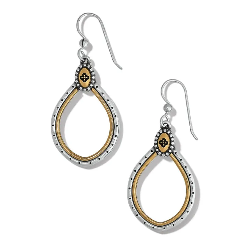 Venezia Teardrop French Wire Earrings sold by Brighton