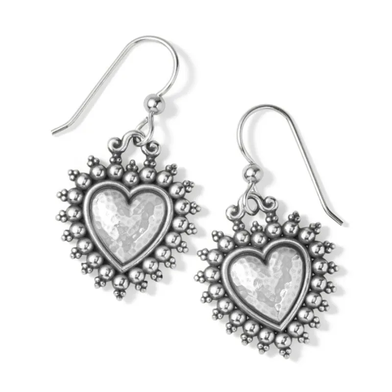 Telluride Heart French Wire Earrings sold by Brighton