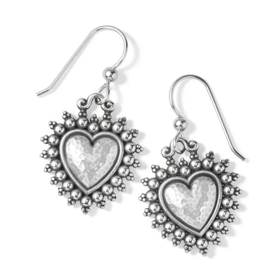 Telluride Heart French Wire Earrings sold by Brighton