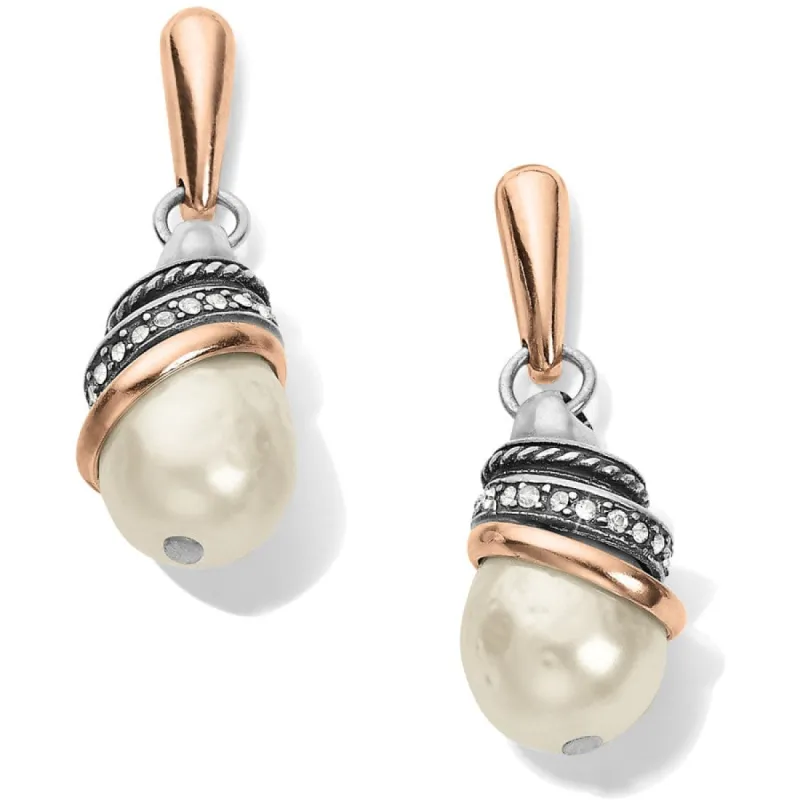 Neptune's Rings Pearl Teardrop Earrings sold by Brighton