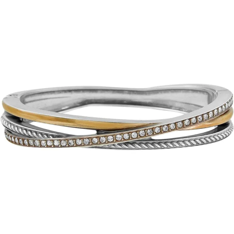 Neptune's Rings Narrow Hinged Bangle sold by Brighton