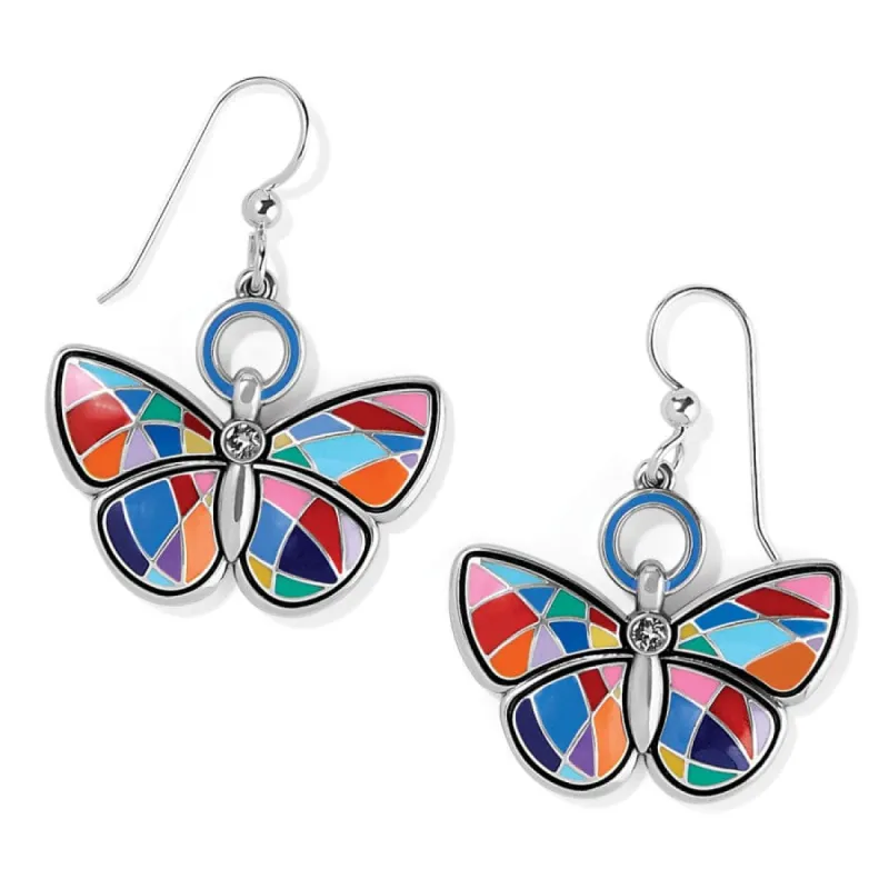 Colormix Butterfly French Wire Earrings sold by Brighton