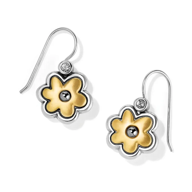 Harmony Flower French Wire Earrings sold by Brighton
