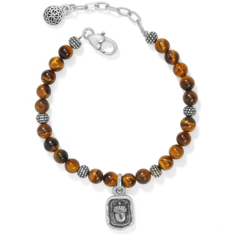 Ferrara Virtue Beaded Acorn Bracelet sold by Brighton