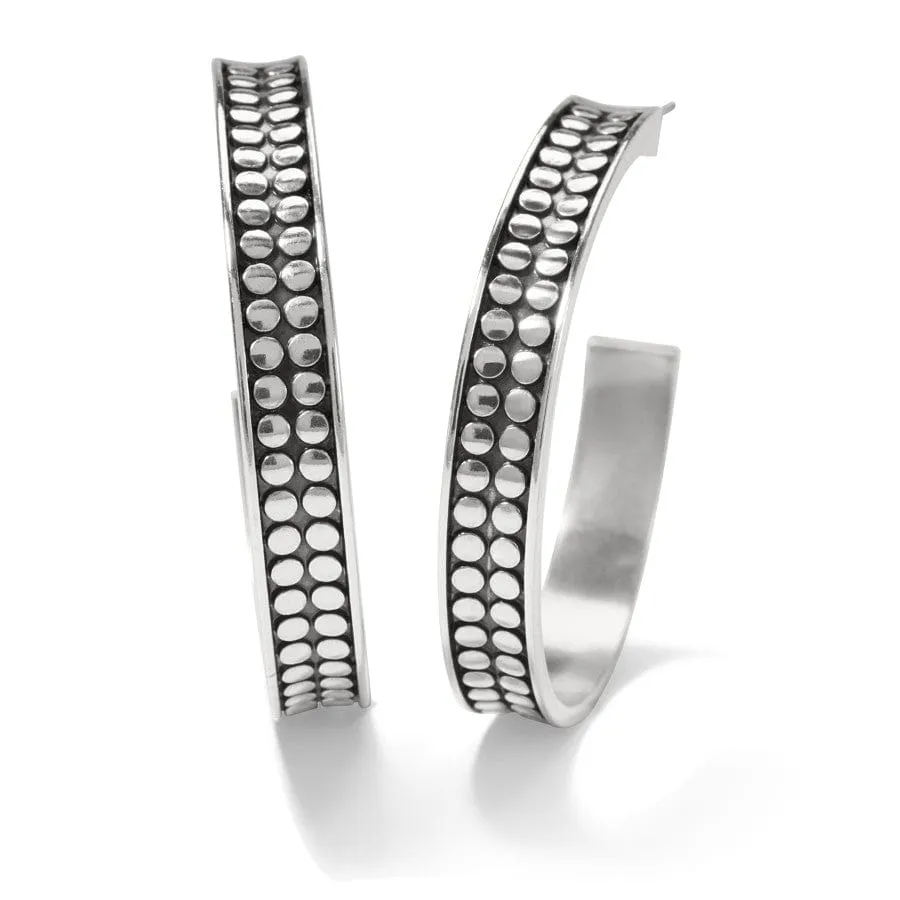 Pebble Dot Medium Hoops sold by Brighton
