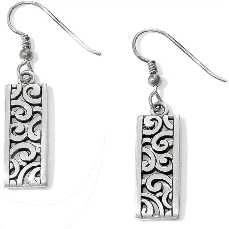 Deco Lace French Wire Earrings sold by Brighton