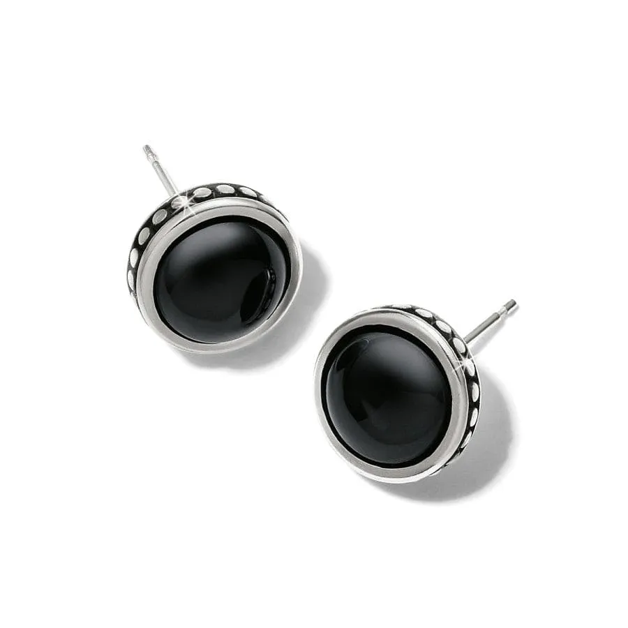 Pebble Dot Onyx Post Earrings sold by Brighton product image thumbnail 2