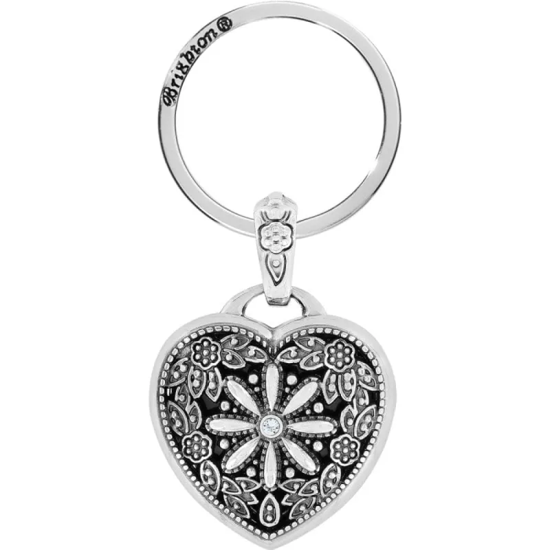 Floral Heart Key Fob sold by Brighton