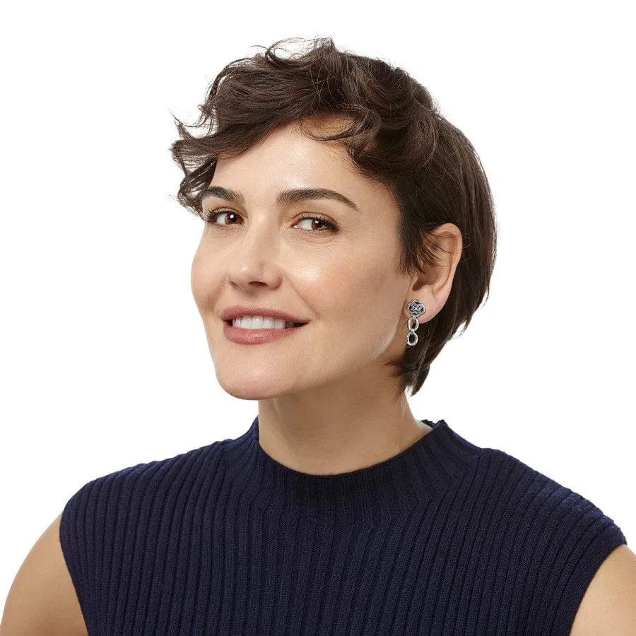 Interlok Knot Link Post Drop Earrings sold by Brighton product image thumbnail 2