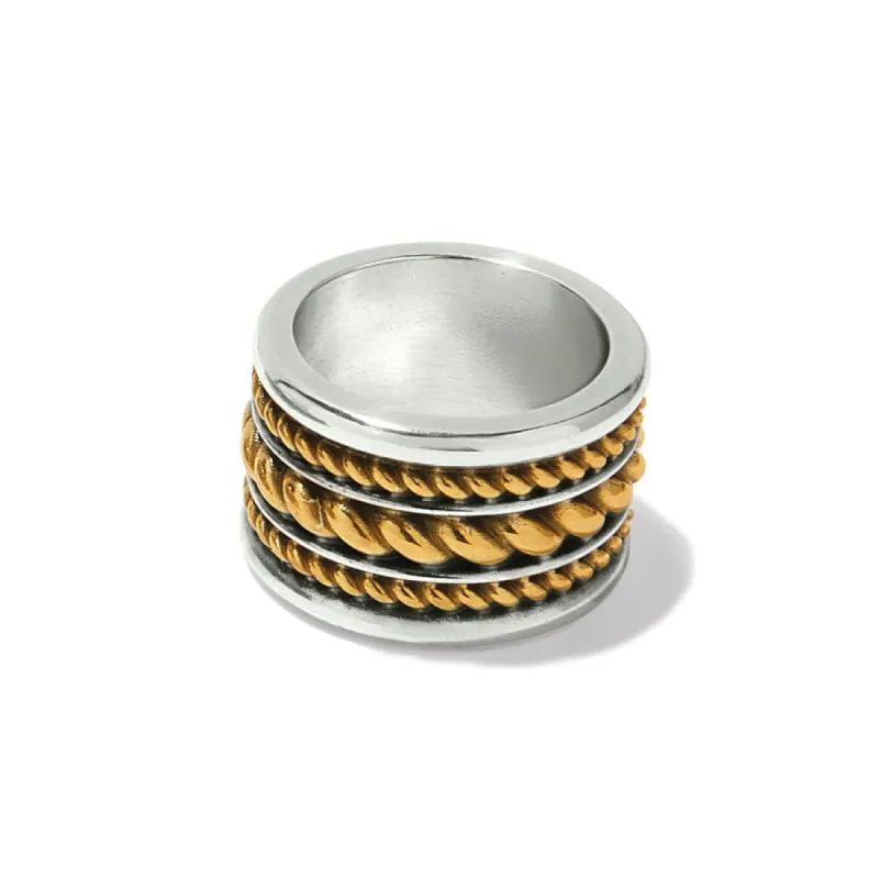 Monete Wide Ring sold by Brighton