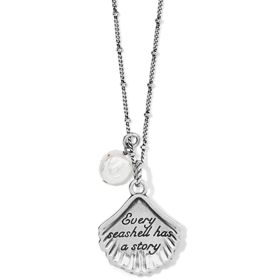 Silver Shells Pearl Necklace sold by Brighton product image thumbnail 2