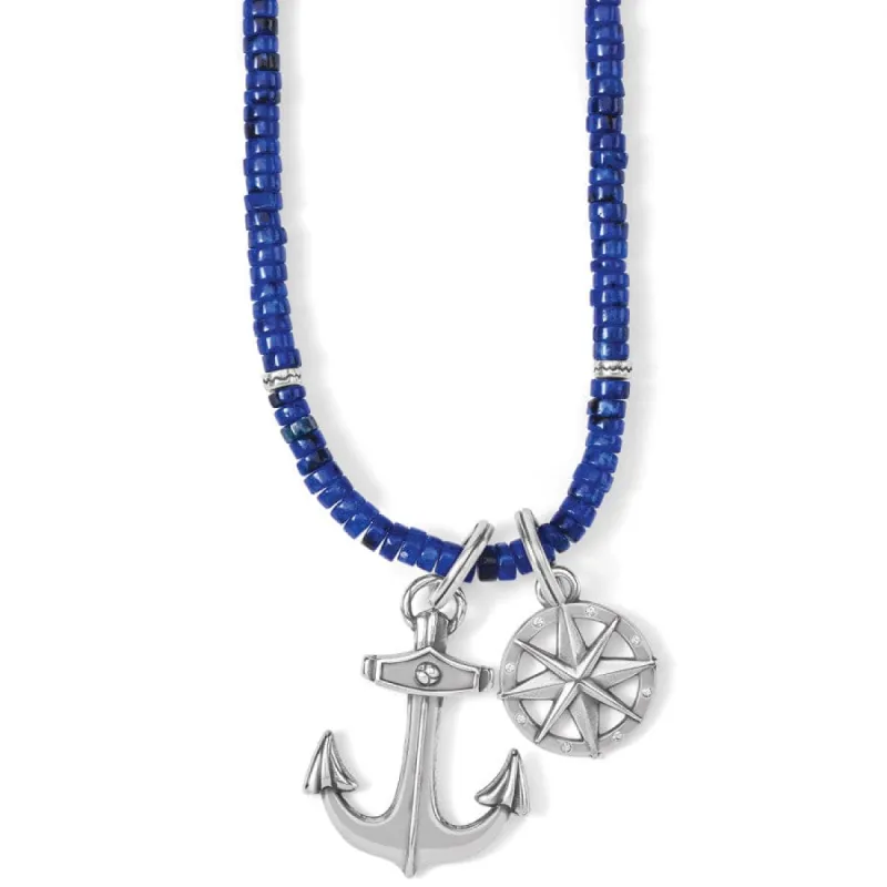 Anchor And Soul Bead Necklace sold by Brighton