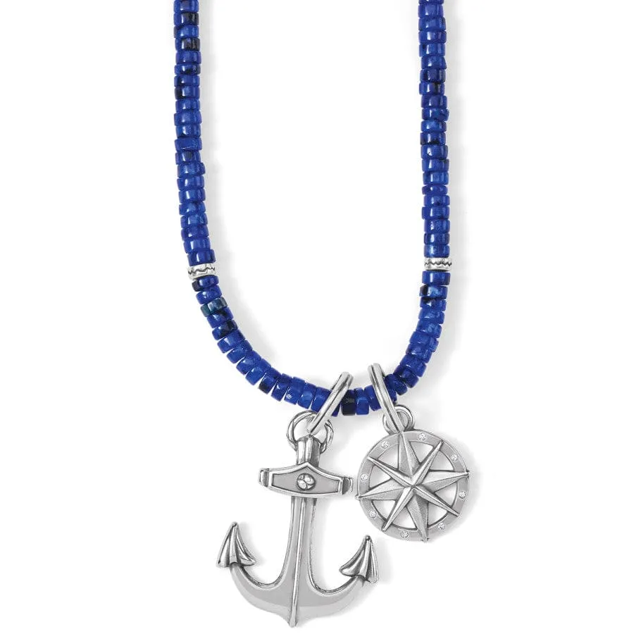Anchor And Soul Bead Necklace sold by Brighton
