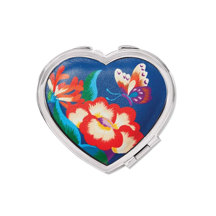 Kyoto In Bloom Heart Compact Mirror sold by Brighton