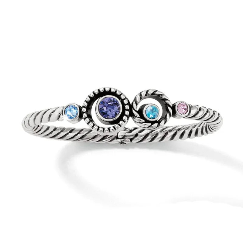Halo Hinged Bangle sold by Brighton