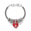 Red Heart Charm Bracelet sold by Brighton