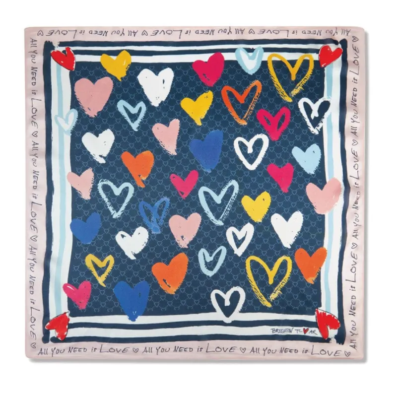 Color Of Love Scarf made by Brighton