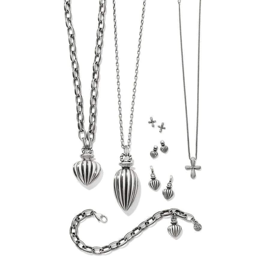 Amphora Cross Post Hoop Earrings sold by Brighton product image thumbnail 2