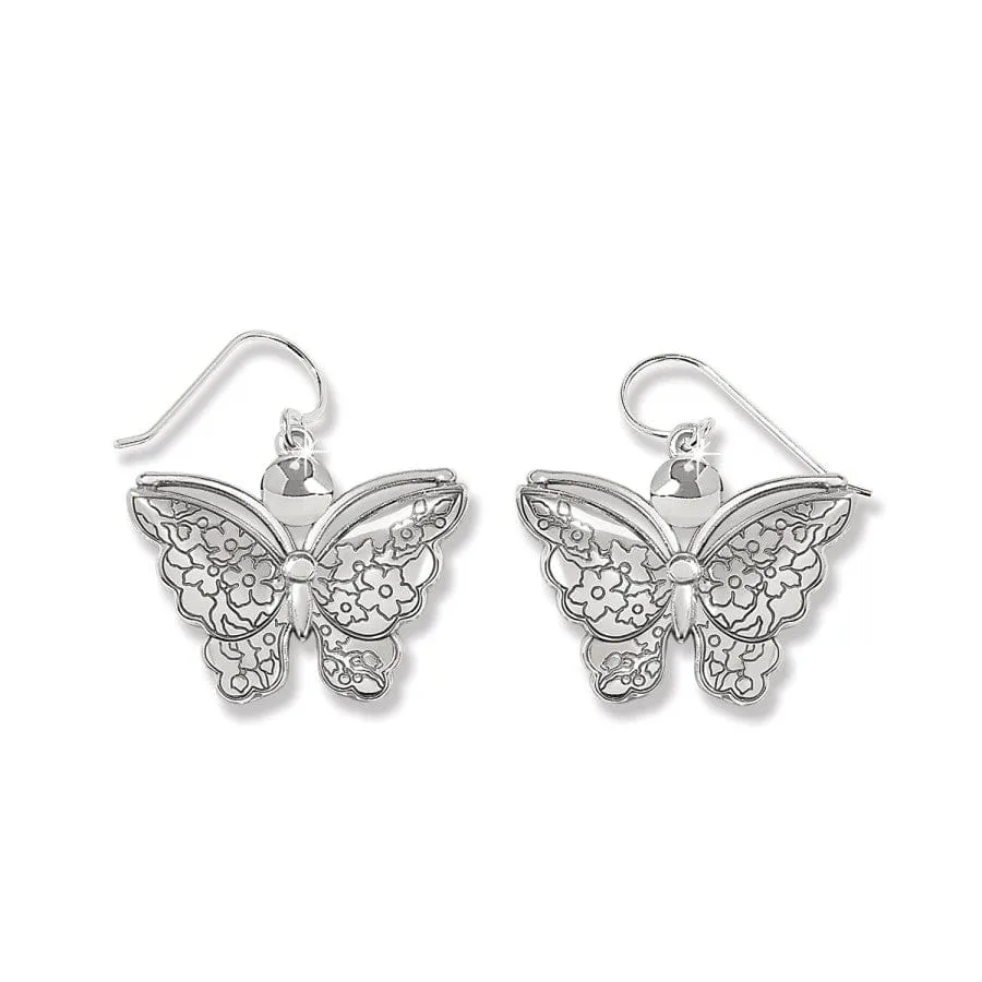 Kyoto In Bloom Sakura Butterfly French Wire Earrings sold by Brighton product image thumbnail 2
