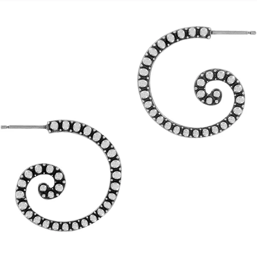 Sea Of Love Crystal Hoop Earrings sold by Brighton product image thumbnail 2