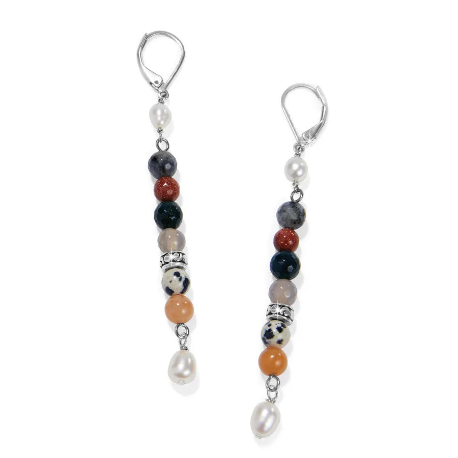 Contempo Desert Sky Pearl Drop Earrings sold by Brighton
