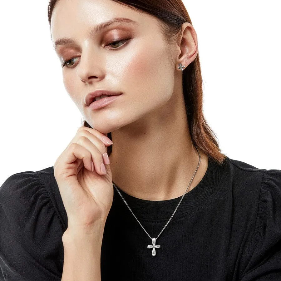 Amphora Petite Cross Necklace sold by Brighton product image thumbnail 3