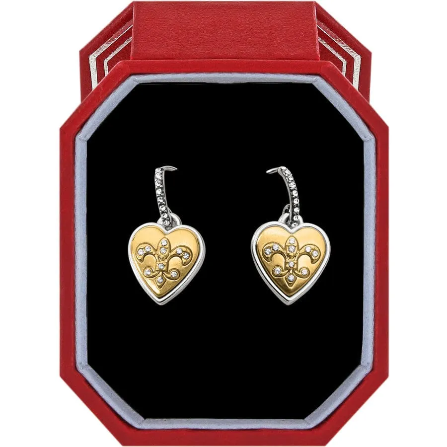 One Heart French Wire Earrings Gift Box sold by Brighton