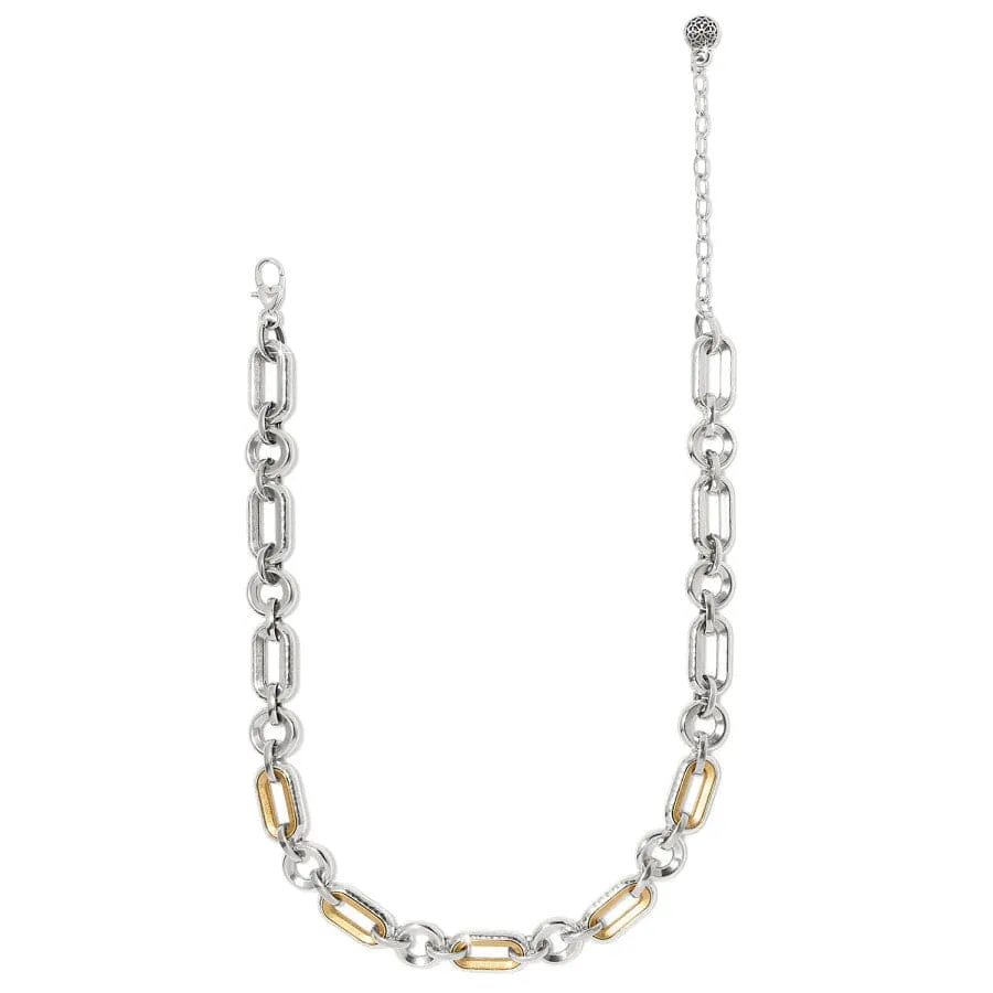 Medici Link Two Tone Necklace sold by Brighton