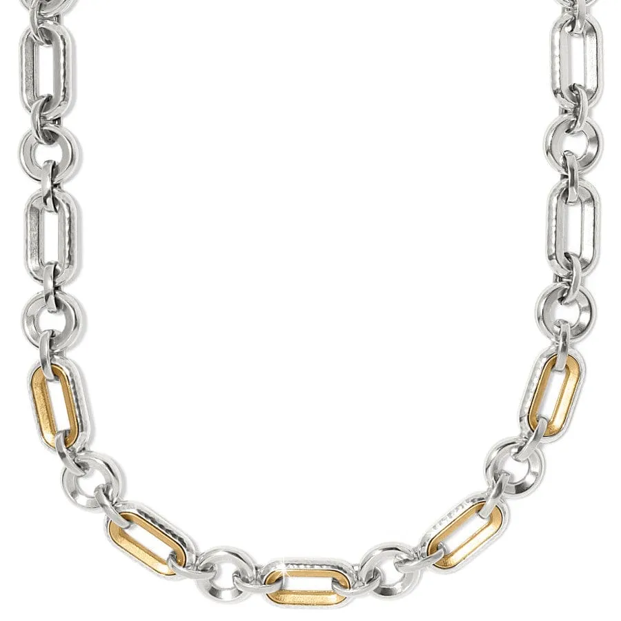 Medici Link Two Tone Necklace sold by Brighton product image thumbnail 2
