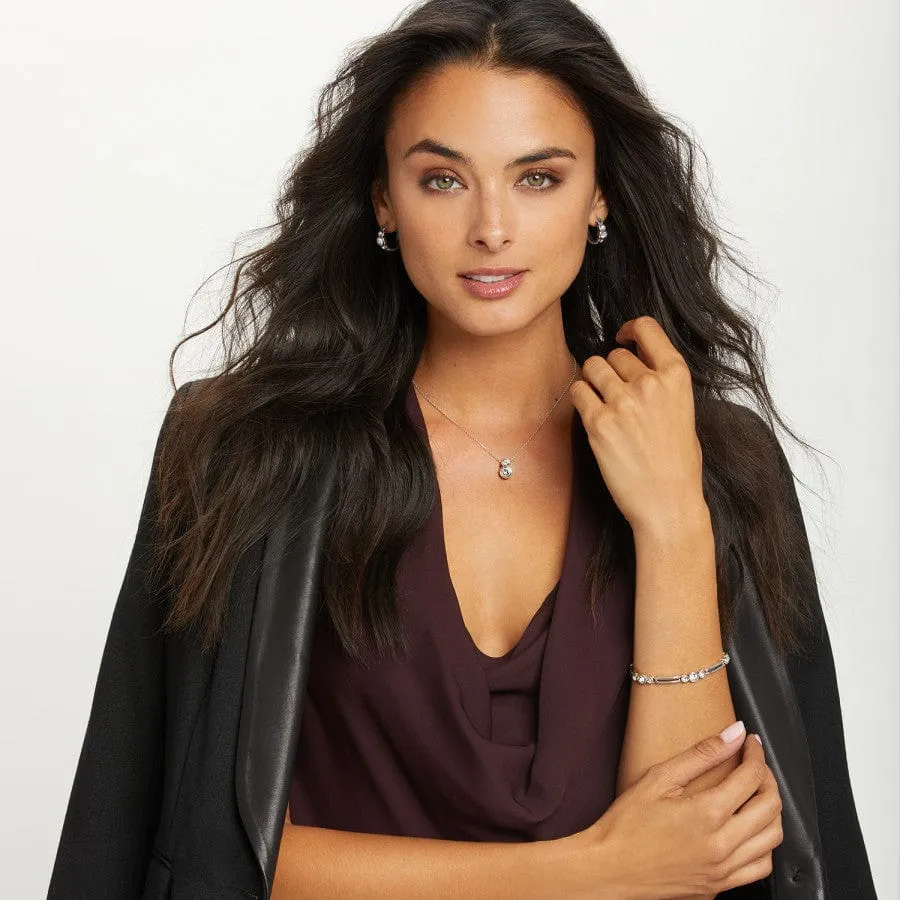 Infinity Sparkle Hoop Earrings sold by Brighton product image thumbnail 3