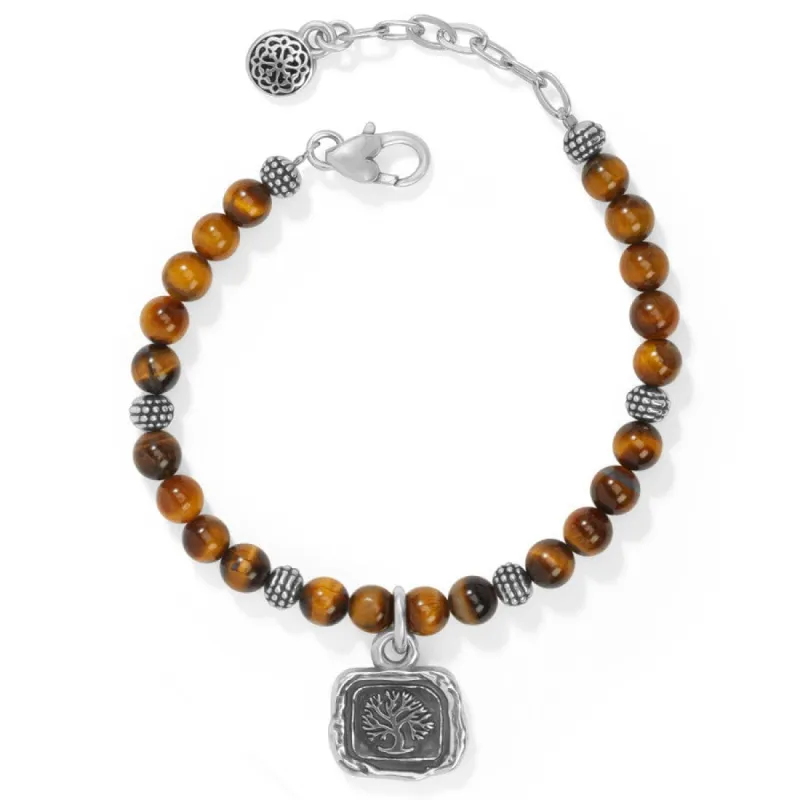 Ferrara Virtue Beaded Oak Tree Bracelet sold by Brighton
