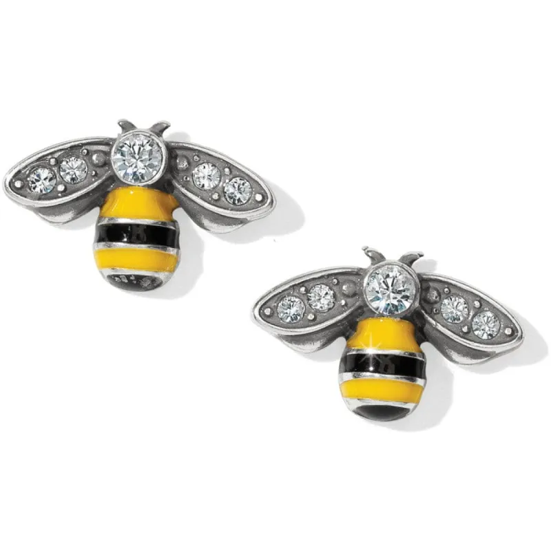 Bee Happy Mini Post Earrings sold by Brighton