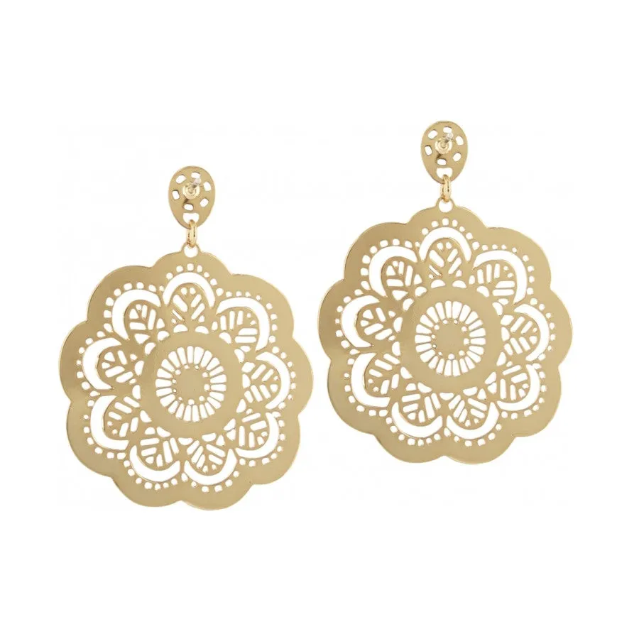 Bella Lace Post Drop Earrings sold by Brighton product image thumbnail 3