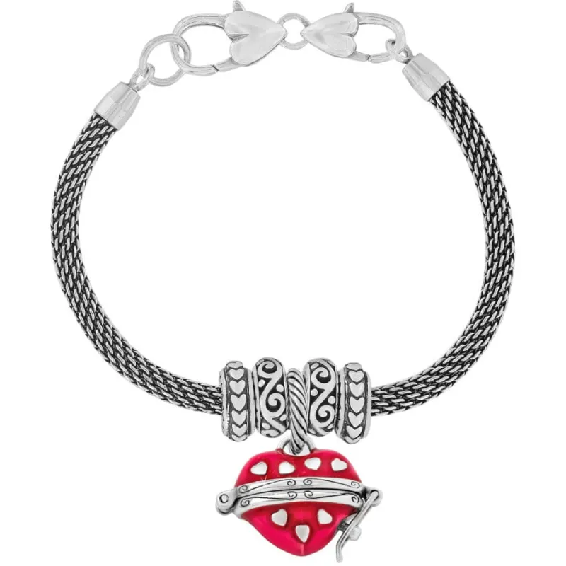 Hidden Hearts Charm Bracelet sold by Brighton