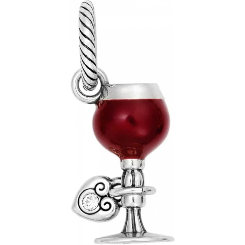 I Love Wine Charm sold by Brighton
